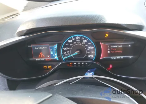 2017 Ford C-Max Hybrid Se from USA, damaged, VIN 1FADP5AU9HL118043